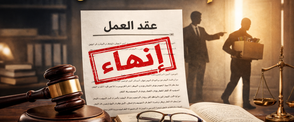 صورة مقالة انهاء عقد العمل 1200x500